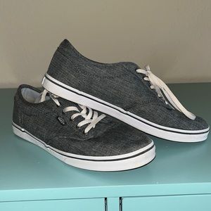 Women’s Vans, size 8, grey, gently worn.